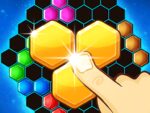 Spójność bloków puzzli Hexa 2048