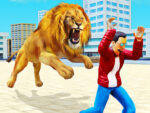 Sportowa pudełko częstotliwość wideo Lion Simulator Assault 3D Wild Lion